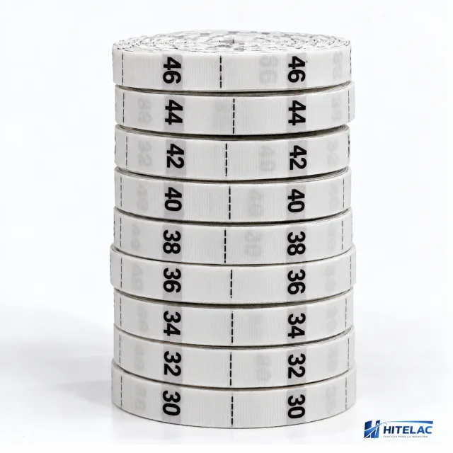 Talles Bordados Blanco Rollo x 25 mts