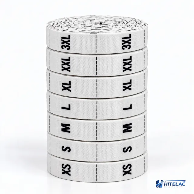 Talles Bordados Blanco Rollo x 25 mts