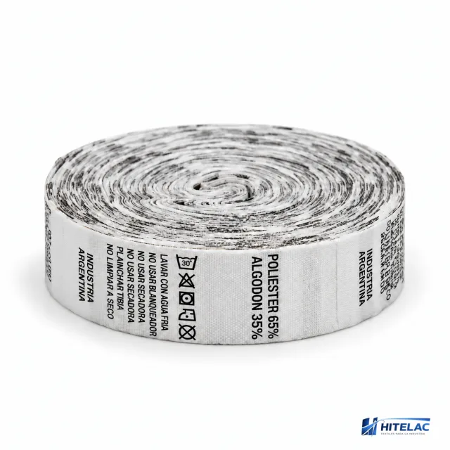 Composicion Tafeta Bordada Rollo x 25 mts