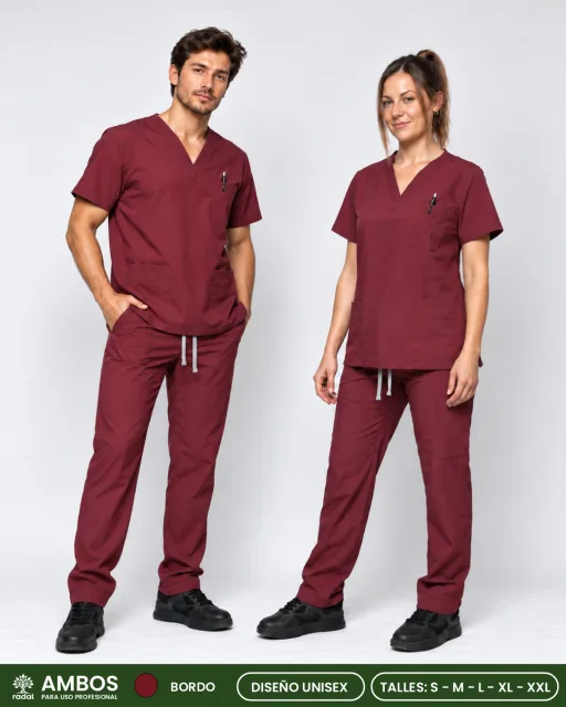 Ambo Medico Talle M Bordo