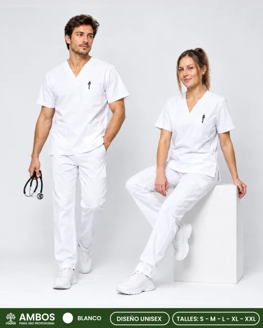 Ambo Medico Talle M Blanco