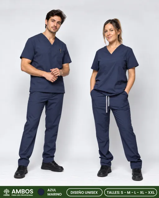 Ambo Medico Talle XL Azul Marino