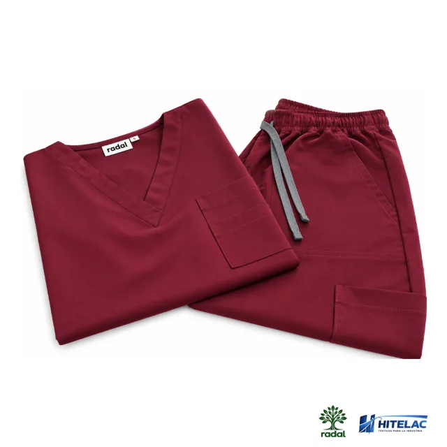 Ambo Medico Talle XL Bordo