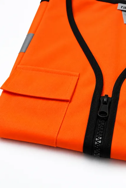Chaleco Reflectivo Talle S Naranja Fluor
