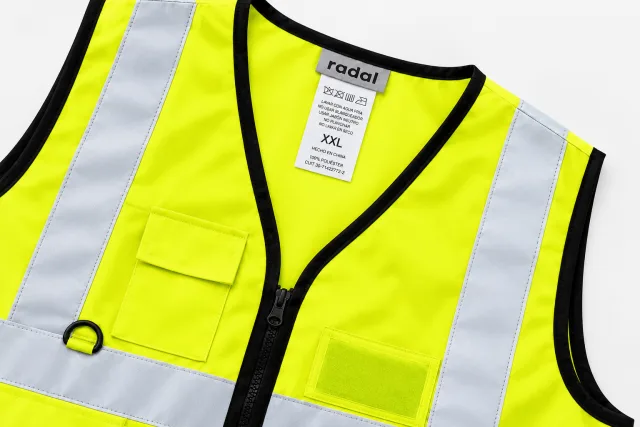 Chaleco Reflectivo Talle L Amarillo Fluor