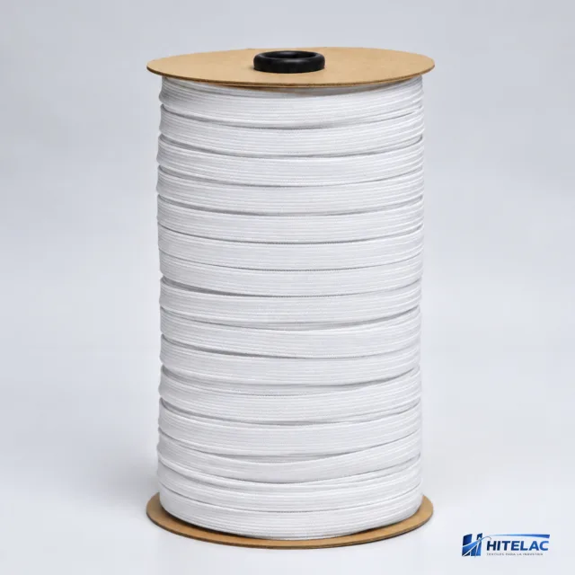 ELASTICO POLIESTER BLANCO