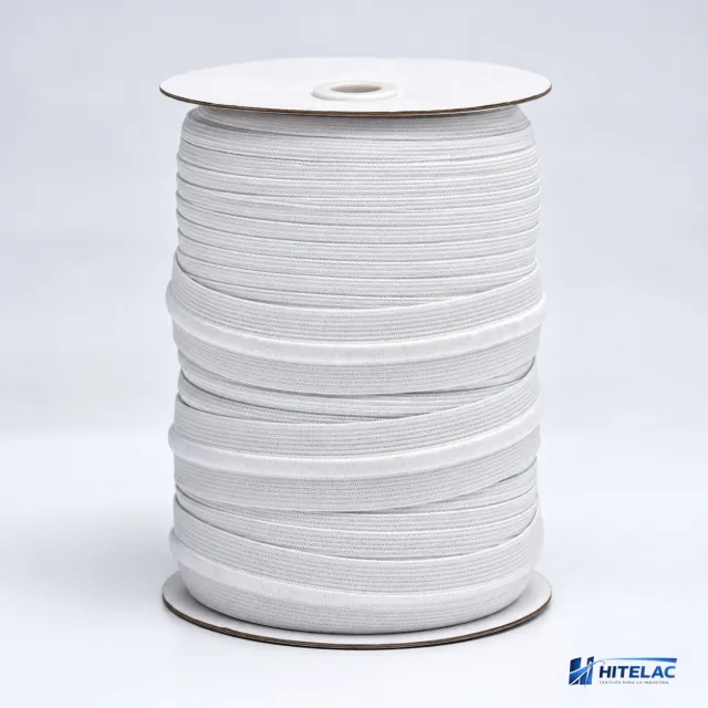 Elastico Poliester 3.5cm C/Cordon x mt Crudo