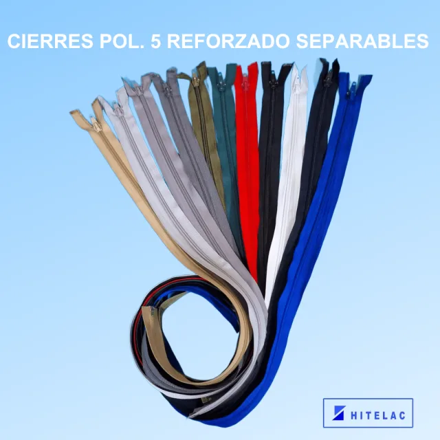 Cierre Poliester Separable N6 100 cm