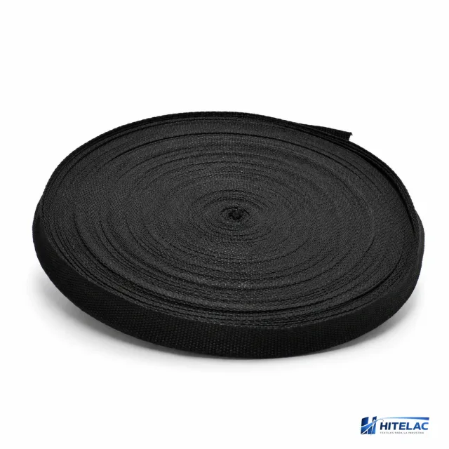 Cinta polipropileno Negro 4 cm x 50 mt