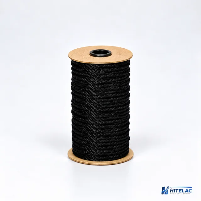 Cordon Polipropileno blanco y negro x 100 mt