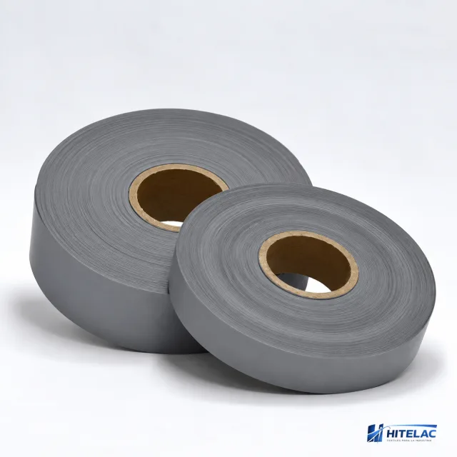Cintas reflectivas gris 2,5 cm x 100 mts