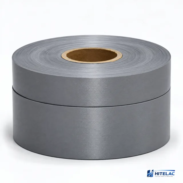 Cintas reflectivas gris 2,5 cm x 100 mts